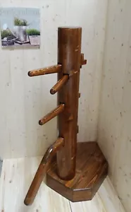 Wing Chun Wooden Dummy Closed Base Corner - Bild 1 von 23
