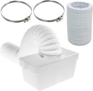 Caja condensadora de manguera de 1 metro con tubo extra largo y clips para secadora INDESIT - Imagen 1 de 1