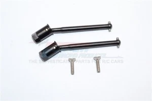 GPM MYT249SC-BK STEEL#45 FRONT CVD SHAFT 49MM AXIAL AX90052 1/18 YETI JR Truck - Picture 1 of 4
