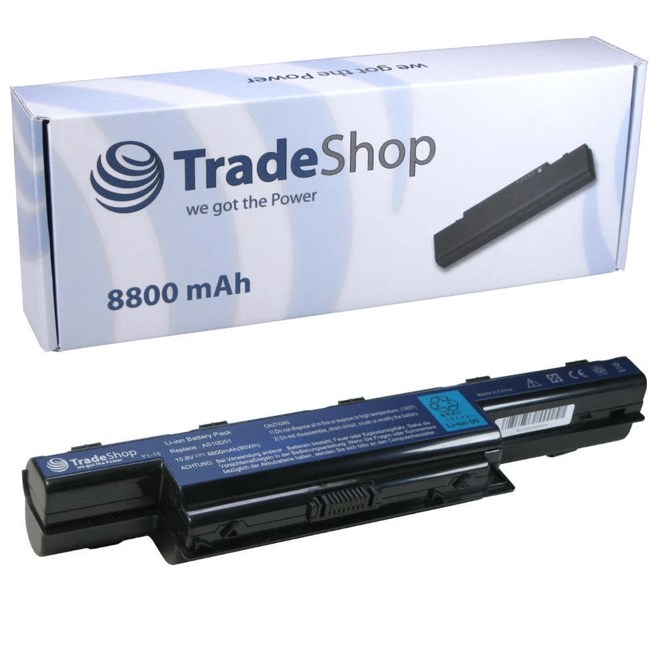 TradeShop 11,1V 8800mAh Akku für Acer (54991282)