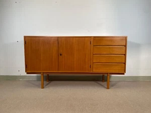 Sideboard, Anrichte, Halbschrank, Midcentury, Teakholz, wohnfertig - Bild 1 von 20