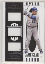 2021 Panini National Treasures Game Gear Triple Relic /99 Andres Galarraga