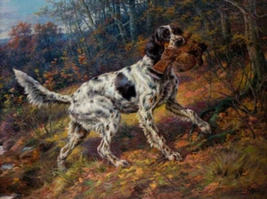 stunning oil painting handpainted on canvas-a dog - Picture 1 of 1
