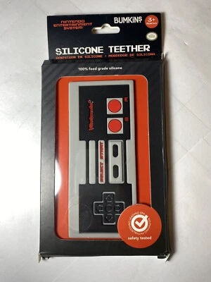 Caja Sellada Nueva Bumkins Nintendo NES Controlador de Juego Silicona Mordedor de Bebé Foto 1 de 2