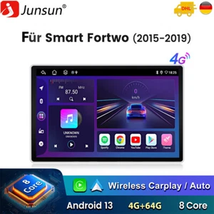 Carplay 4+64G Für Mercedes Benz Smart 2016 Android 13.0 13.1" Autoradio GPS WIFI - Bild 1 von 12