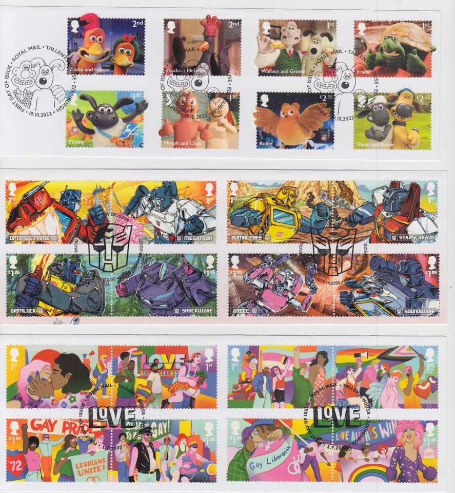 GB Año Completo Conmemorativos Finos Usados Juegos y Mini Hojas 1971 - 2022 Foto 1 de 1