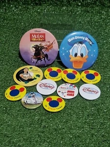 Vintage Disney Pin Badge Collection Euro Disney Disney Channel Disney Store x12 - Picture 1 of 4