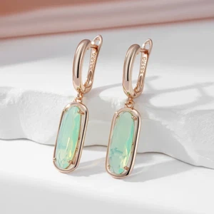 Pendientes de oro 585 para mujer relleno de oro auténtico Huggie criollos joyería caja de regalo NUEVO - Imagen 1 de 5