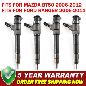 4x Fuel Injectors 0445110249 for 2006-11 BOSCH FORD RANGER MAZDA BT50 3.0L C/R - Picture 1 of 5