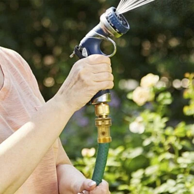 2件装重型3/4英寸实心黄铜花园软管关闭阀适用于花园房车/船 — 第 1/4 张图片