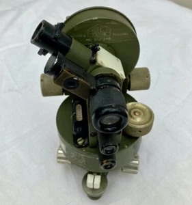 Artillery theodolite, aiming circle, Huet and case - Picture 1 of 12