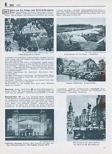 Dortmund Bork-Kappenberg Marl 1938 orig. Photoblatt Wanne-Eickel Recklinghausen - Picture 1 of 2