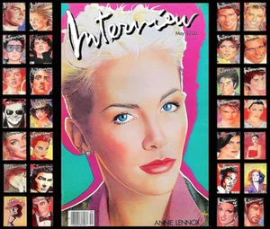 Andy Warhol’s Interview Magazine • ANNIE LENNOX • Mai 1985 • COVER ART POSTER!! - Bild 1 von 9