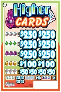NEW pull tickets HIGHER CARDS - Instant Tabs - Picture 1 of 2