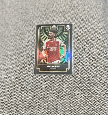 2023-24 Topps Deco UEFA Club Competitions Current Stars Declan Rice Green 67/99 - Image 1 of 2