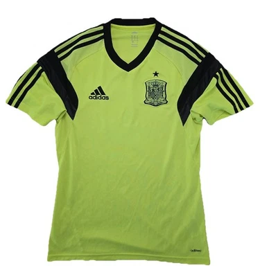 Adidas España 2014-15 Camiseta de Entrenamiento Hombre’s S Jersey Volt Amarillo Neón Foto 1 de 4