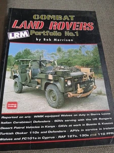 Combat Land Rovers Portfolio Military Land Rover WMIK Wolves SOVs Book Articles - Imagen 1 de 2