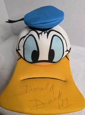 Gorra Sombrero Pato Donald Parques Disney Adulto Talla Única 3D Espuma Cara Ajuste Elástico Foto 1 de 4