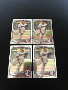(4) Winston Santos 2025 Bowman 1st #BCP-121 Rangers lot - Picture 1 of 2