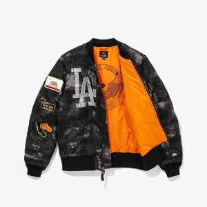 New Era x Alpha Industries MLB LA Dodgers MA-1 Jacket Black Camo / Limited / Neu - Bild 1 von 15