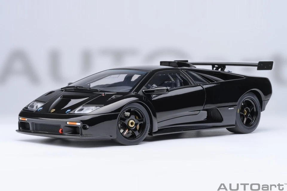 Lamborghini Diablo GT-R 1999 Negro Modelo De Auto 1:18 Autoart - Imagen 1 de 4