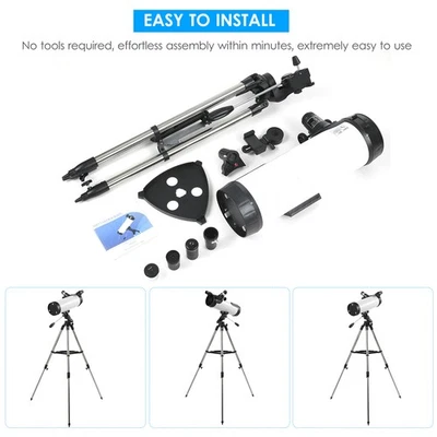 1-375X Astronomical Telescope High Power Monocular Telescope Refractor JXKQ - Image 1 of 4