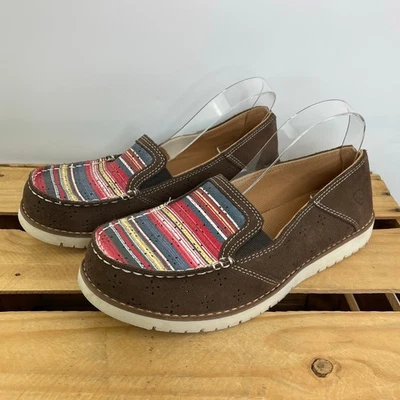 Ariat Women's Cruiser Slip On Brown sarape slip on flat size 10 B - Image 1 of 4