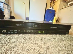 JVC DR-MV150B VHS/DVD Combo Upscaler with HDMI with Remote + Works Great - Picture 1 of 13