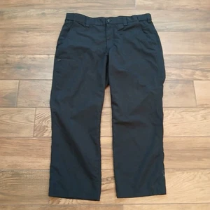 5.11 Tactical Mens Pants 38x27 (hemmed) Black Fast Tac Urban Ripstop 74461 - Picture 1 of 11