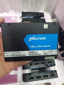 Micron 9300 MAX 3.2TB SSD 2.5" U.2 MTFDHAL3T2TDR -1AT1ZABYY 3200GB 95% Health - Picture 1 of 2