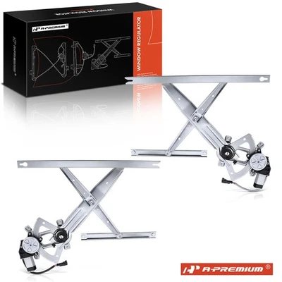 A-Premium 2x Power Window Regulator w/ Motor  Front for Ford F250 350 Super Duty - Image 1 of 4