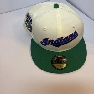 Cleveland Indians Rushmore Clone Jacobs Field 1994 SP Gray UV New Era Hat 7 1/4 - Picture 1 of 9