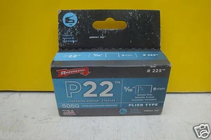 5050 X ARROW P-22 5/16 8MM STAPLES FOR THE P22 PLIER STAPLER - Picture 1 of 1