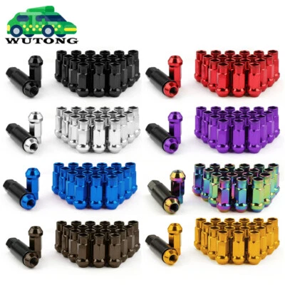 20PCS Forged Steel Racing Wheel Lug Nuts 47mm Open End M12 x 1.5mm M12 x 1.25mm - Image 1 of 4