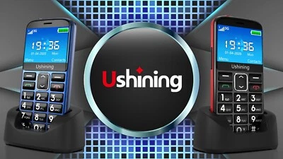 Ushining 3G Unlocked Cell Phone for Senior & Kids, Easy-to-Use Big Button - Image 1 of 4