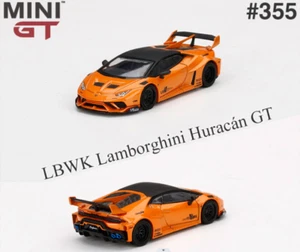 Coche MINI GT 1:64 LB WORKS Lamborghini Huracán GT naranja boreal en caja - Imagen 1 de 6