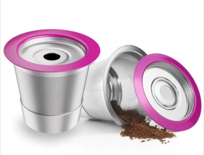 1 or 2-Pk Stainless Steel Reusable K Cup Coffee Filters for Keurig 1.0 & 2.0 - Image 1 of 4