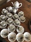 Vintage 32 Pcsjapanese Tea/coffee Set With Milk Jug Sugar Bowl Cups + Saucers 🏯