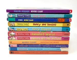 Lot of 11 paperback books by Beverly Cleary kid chapter Ramona adventure book - Foto 1 di 9