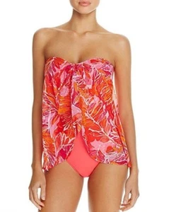 RALPH LAUREN Women's Lush Tropical Print Mesh Flyaway One-Piece Swimsuit Size 4 - Picture 1 of 1