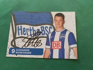 Hertha BSC Berlin , A. Baumjohann , Autogrammkarte, Fussball - Picture 1 of 2