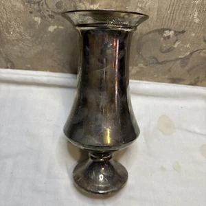 Seltene Pottery Barn groß 9,25" Erbstück Trompete Silberteller schwer versilbert - Bild 1 von 7