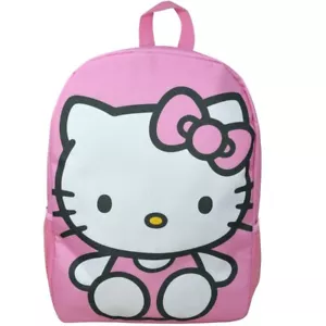 Sanrio Hello Kitty 16" Canvas Large School Backpack - Picture 1 of 1