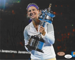 VICTORIA AZARENKA SIGNED TENNIS 8X10 PHOTO AUSTRALIAN OPEN US WIMBLEDON JSA #3 - Picture 1 of 2
