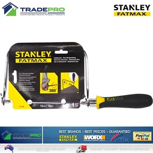 Stanley Coping Saw Fatmax PRO 250mm Handsaw 15TPI Wood Timber Fine Finish PRO - Picture 1 of 4
