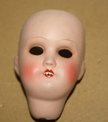 Antik alte PorzellanKopf Puppen Kopf keine Risse siehe Foto um 1920 -  1930 - Bild 1 von 4