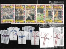 1992 & 1994 KELLOGG’S MLB BASEBALL CEREAL CARD & MINI-JERSEY SEE LIST