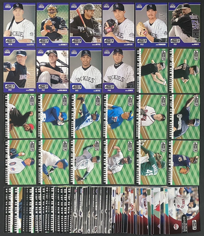 2002 Upper Deck 40-Man - Baseball Cards - #1001-1182 - Complete Your Set - Pick - Image 1 of 1