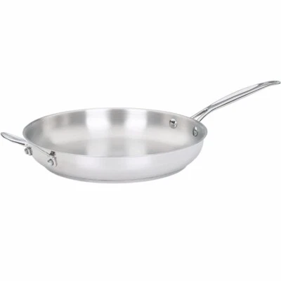 Cuisinart Skillet Chef Classic Stainless Steel Versatile Stovetop Fry Pan , 12" - Image 1 of 3