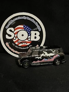 Road Champs 1980s Black Van Seagulls Diecast VG Cond - Picture 1 of 8